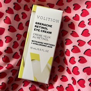 Volition Grenache Retinol Eye Cream 15mL Peptides + Hyaluronic Acid New in Box